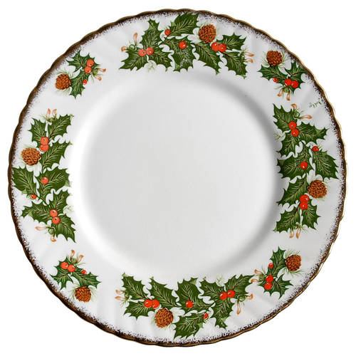 Yuletide (Scalloped) Salad/Dessert Plate