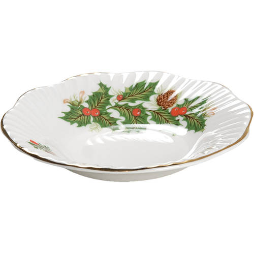 Yuletide (Scalloped) Sweet Meat Dish 4"