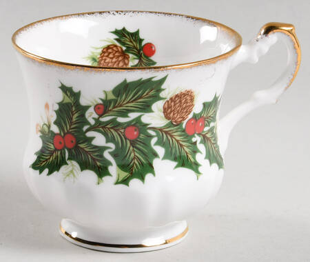 Yuletide (Scalloped) Footed Demitasse Cup