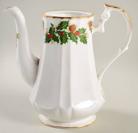 Yuletide (Scalloped) Coffee Pot No Lid
