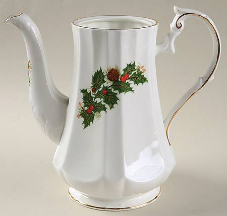Yuletide (Scalloped) Coffee Pot No Lid