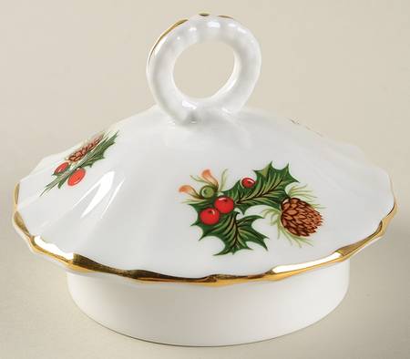 Yuletide (Scalloped) Lid for Coffee Pot