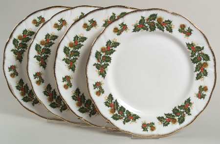 Yuletide (Scalloped) Dinner Plate - Set of 4
