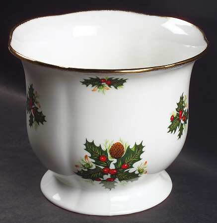 Yuletide (Scalloped) Medium Cachepot