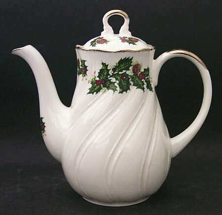 Yuletide (Scalloped) Coffee Pot & Lid