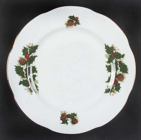 Yuletide (Scalloped) Salad/Dessert Plate