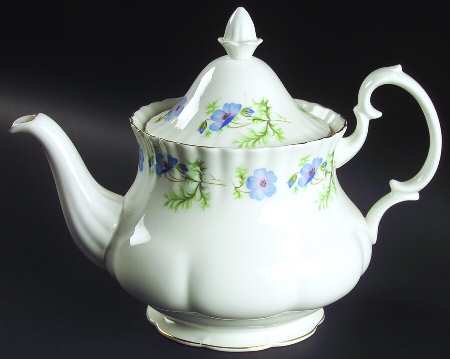 Blue Poppy Teapot & Lid
