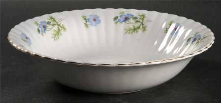 Blue Poppy 9" Round Vegetable Bowl