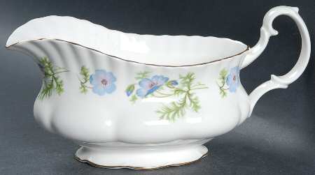 Blue Poppy Gravy Boat