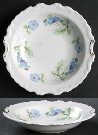 Blue Poppy 5" Round Sweet Meat Dish