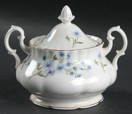 Blue Rock Sugar Bowl & Lid