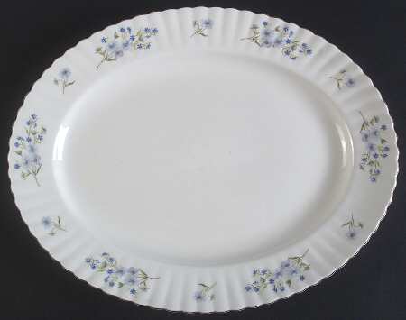 Blue Rock 15" Oval Serving Platter