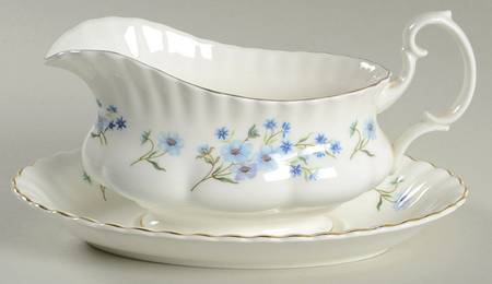 Blue Rock Gravy Boat & Underplate