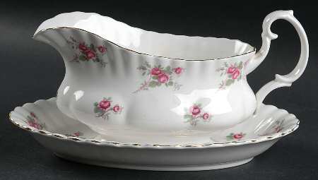 Rose Time Gravy Boat & Underplate