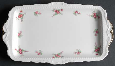 Rose Time Large Sandwich Tray