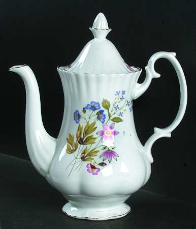 Wild Anemone (Ribbed) Coffee Pot & Lid