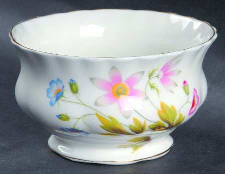 Wild Anemone (Ribbed) Open Sugar Bowl