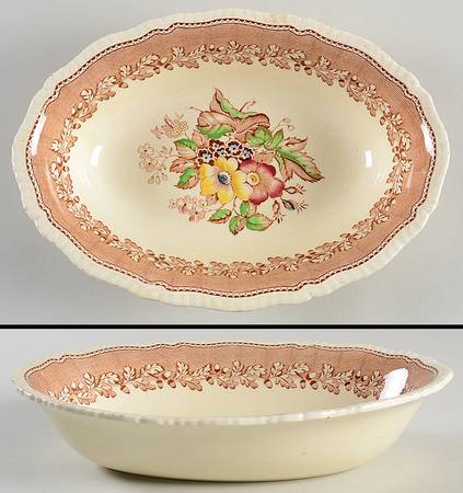 875 9" Oval Vegetable Bowl