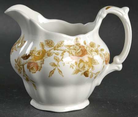 Antique Rose Brown Creamer