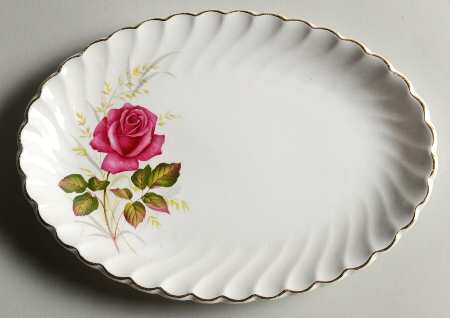 Anniversary Rose Relish/Gravy Underplate