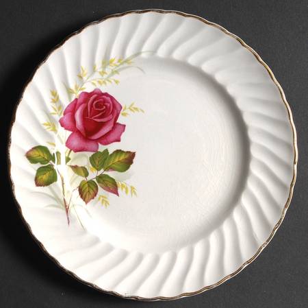 Anniversary Rose Bread & Butter Plate