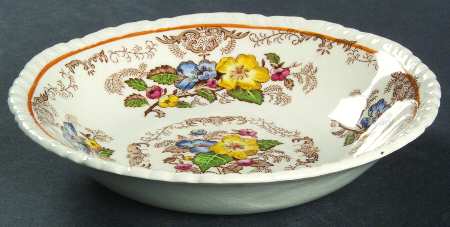 Apple Blossom Brown Fruit/Dessert (Sauce) Bowl