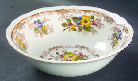 Apple Blossom Brown Coupe Cereal Bowl