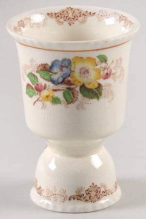 Apple Blossom Brown Double Egg Cup