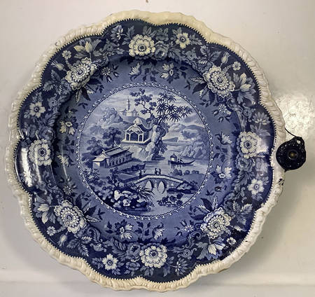 Asiatic Palaces Blue Hot Water Plate