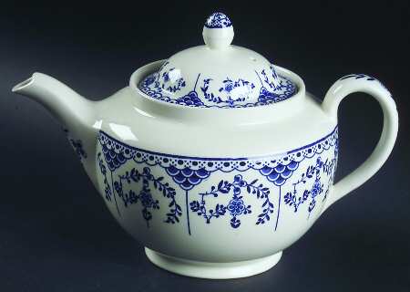 Blue Danish Teapot & Lid