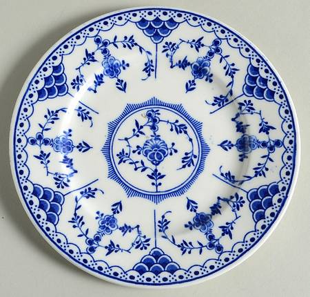 Blue Danish Salad Plate