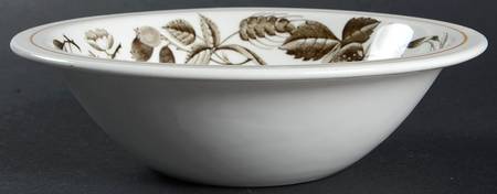 Bountiful Brown Coupe Cereal Bowl