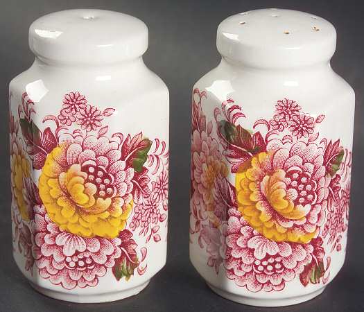 Canterbury Red Multicolor Salt & Pepper Set