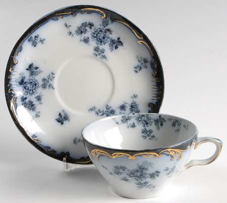 Chiswick (Flow Blue) Oversized Cup & Saucer Set