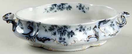Chiswick (Flow Blue) Oval Vegetable No Lid