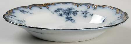 Chiswick (Flow Blue) Large Rim Soup Bowl