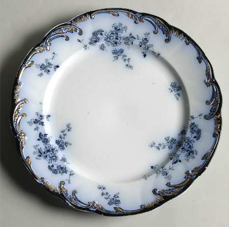 Chiswick (Flow Blue) Luncheon Plate