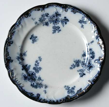 Chiswick (Flow Blue) Bread & Butter Plate