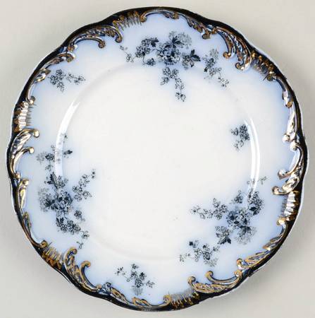 Chiswick (Flow Blue) Dessert/Pie Plate