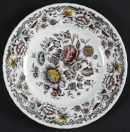 Clifton Multicolor Dessert/Pie Plate