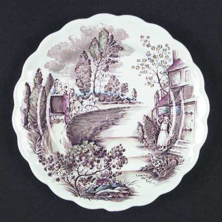 Coaching Days Multicolor (White) Salad Plate