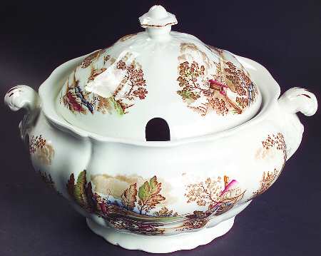 Coaching Days Multicolor (White) Tureen &  Lid