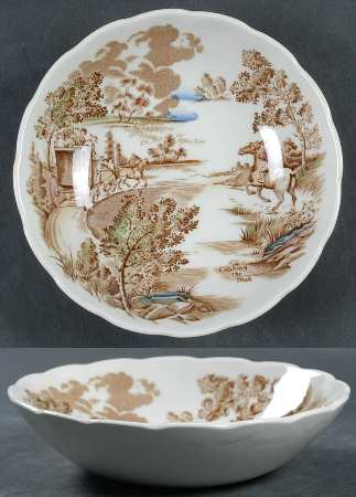Coaching Days Multicolor (White) Fruit/Dessert (Sauce) Bowl