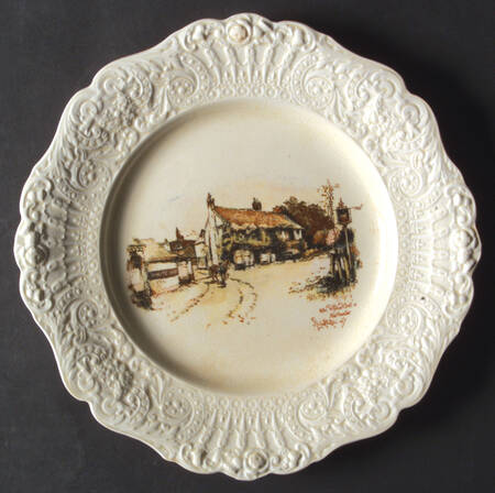 Coaching Days (Renaissance Shape) Luncheon Plate