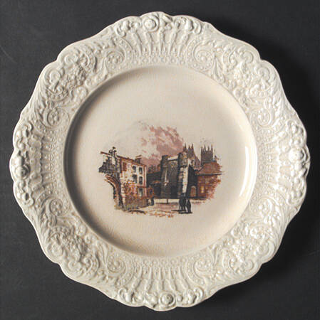 Coaching Days (Renaissance Shape) Luncheon Plate