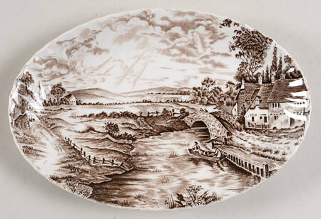 Country Days Brown Relish/Gravy Underplate