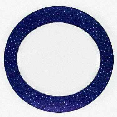 Conway Blue 15" Oval Serving Platter