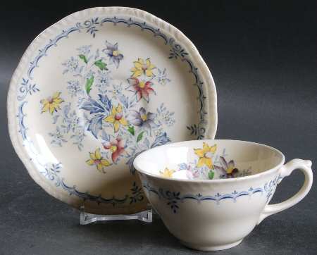 Cornwall Flat Cup & Saucer Set