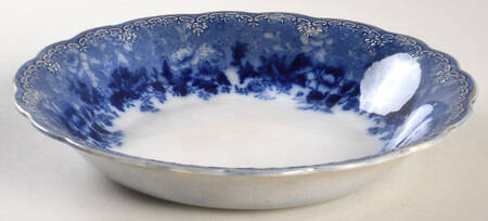 Dundee (Flow Blue) Coupe Soup Bowl