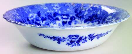 Dundee (Flow Blue) 8" Round Vegetable Bowl